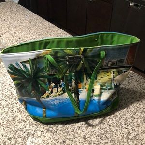 Kate spade New York purse Beach green blue bag leather